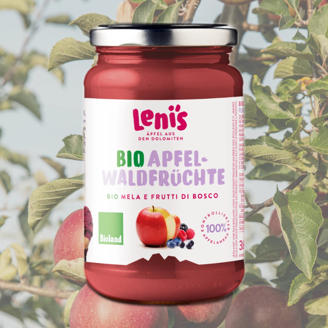 Bio Apfel- Waldfrüchtemus Leni`s - 360g