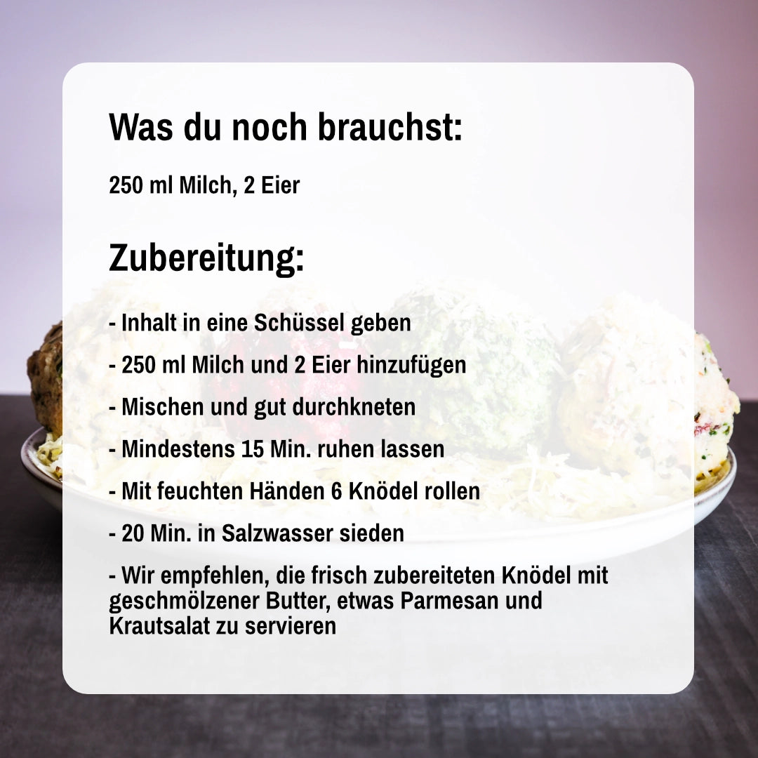 Knödel Degustationspaket 4TheTaste