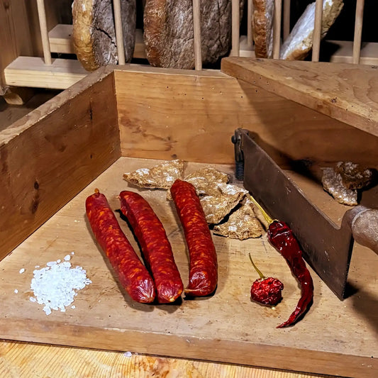 Südtiroler Peperoncino Kaminwurzen - 180g