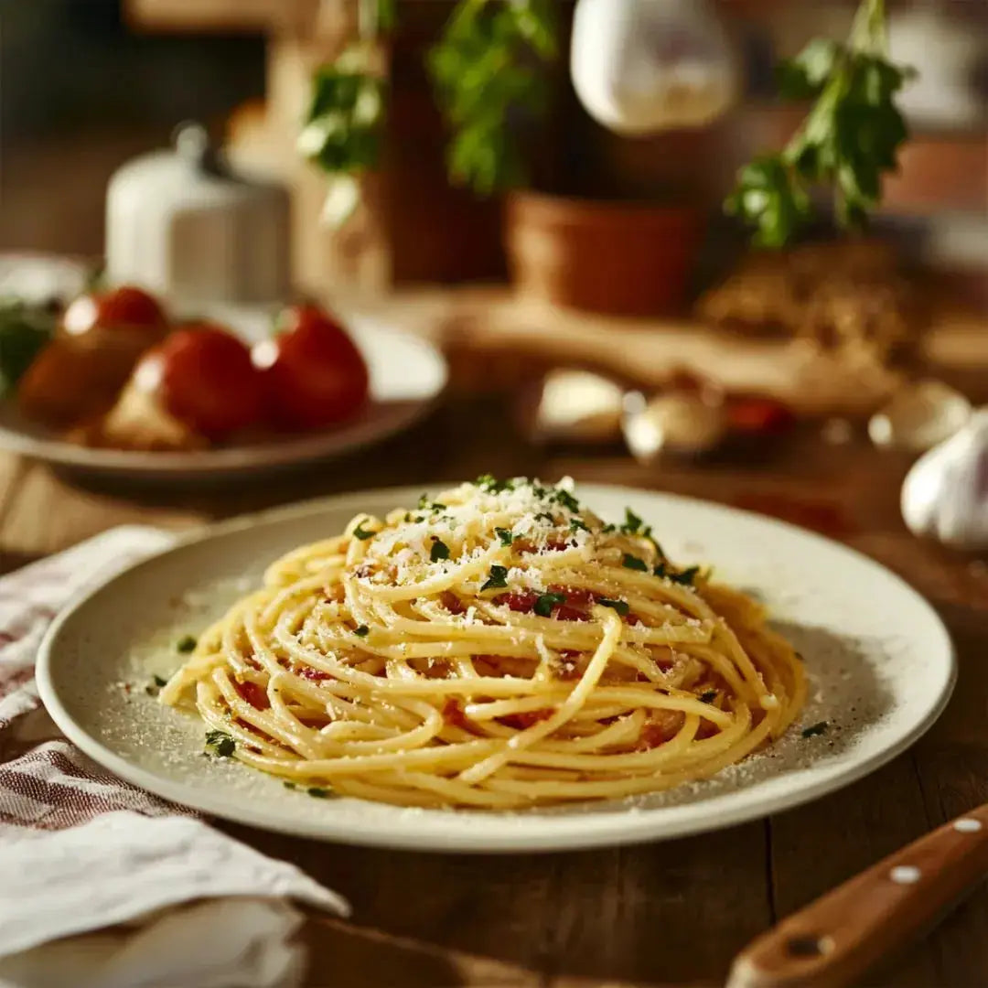 NEU Spaghettata Mischung mit Knoblauch & Peperoncino - 80g 4TheTaste