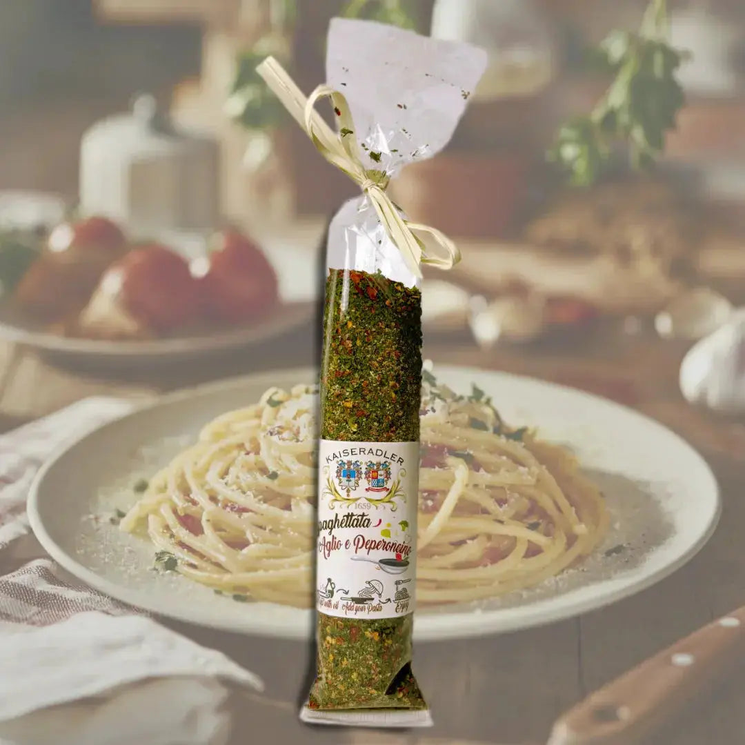 NEU Spaghettata Mischung mit Knoblauch & Peperoncino - 80g 4TheTaste
