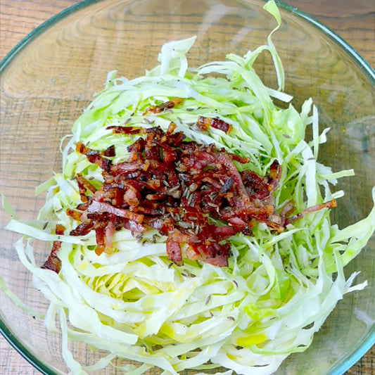 Südtiroler Krautsalat mit Speck
