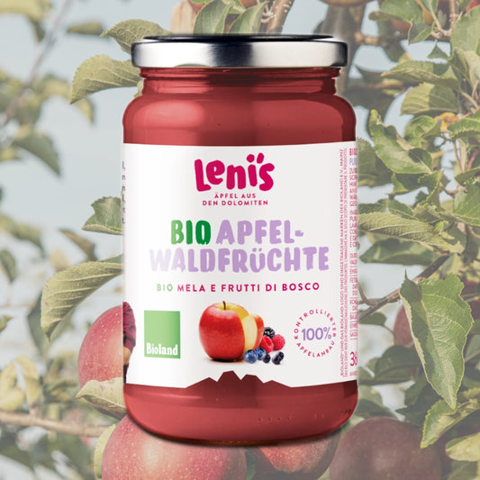 NEW Organic Apple and Forest Fruit Puree Leni's - 360g