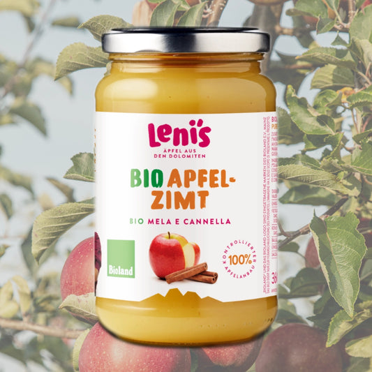 NEW Organic Apple and Cinnamon Butter Leni's - 360g
