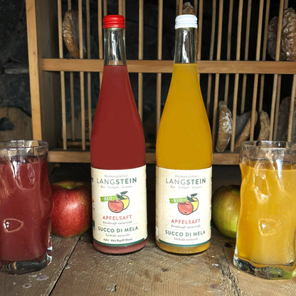 Pacchetto degustazione succo di mela giallo rosso biologico