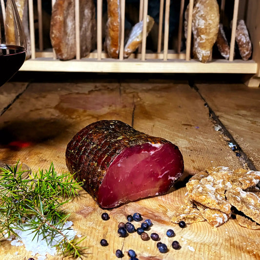 Südtiroler Berg Schinken mit Alpenkräuter - 450g Viktor Kofler