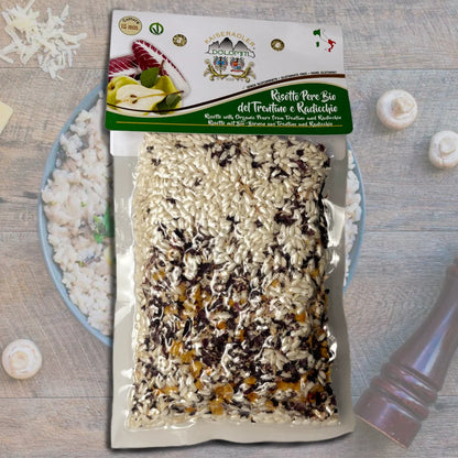 Risotto with organic pears &amp; radicchio - 300g 