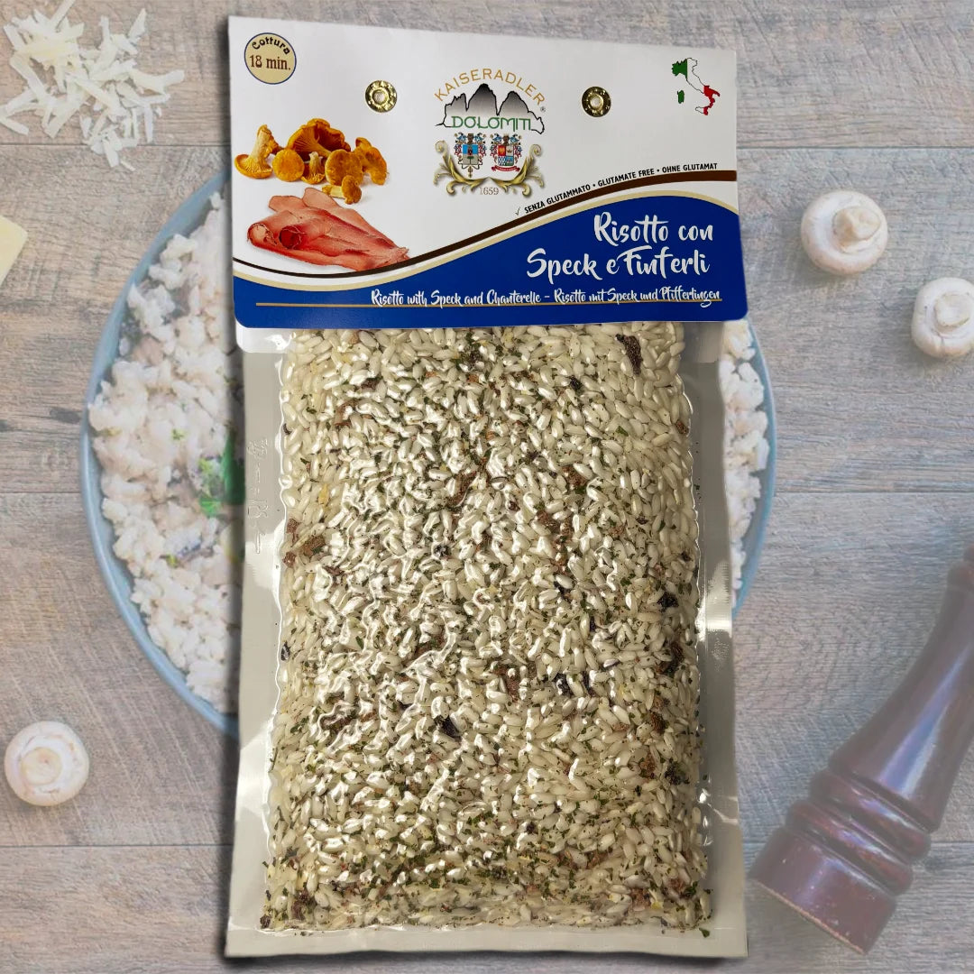 Risotto con Speck e Finferli - 300g 
