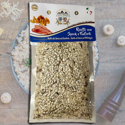 Risotto con Speck e Finferli - 300g 