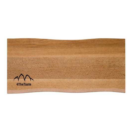 Birch wood cutting board - 3 pinnacles laser engraving 