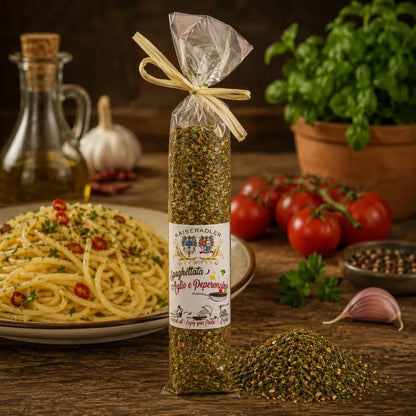 Spaghettata Mischung mit Knoblauch & Peperoncino - 80g 4TheTaste